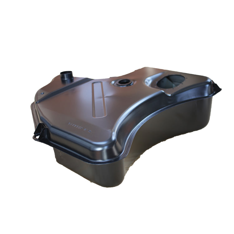 Fuel Tank Uprated - Galvanized, Galvanized Fuel Tank - Late Multi Breather Pipe Style - High Gloss Black Paint Finish.