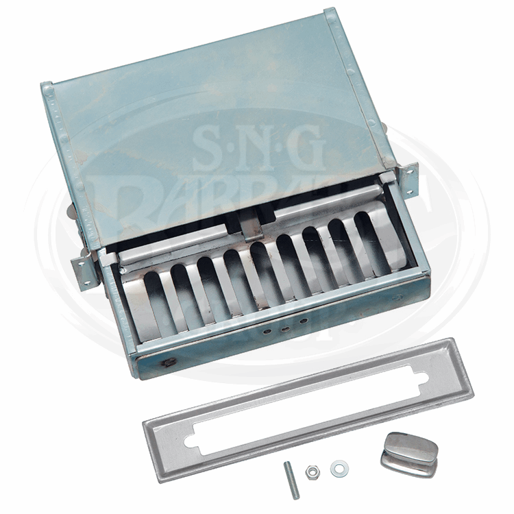 Jaguar XKE Series 1 4.2 Radio console mounted pull out ashtray and stubber assembly BD25355