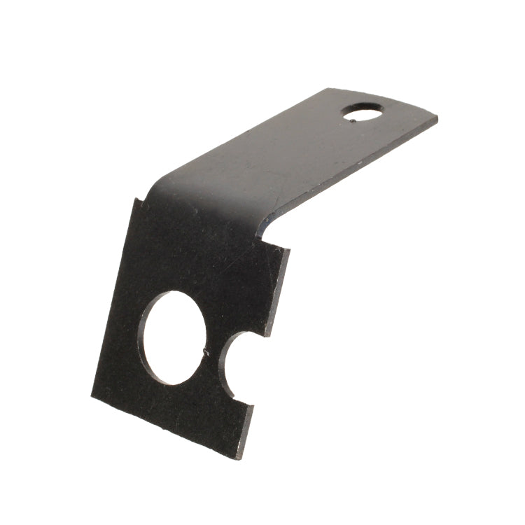 Oil Pipe Support Strut, Support Strut On Oil Delivery Pipe, Finished In Chemical Black Mild Steel