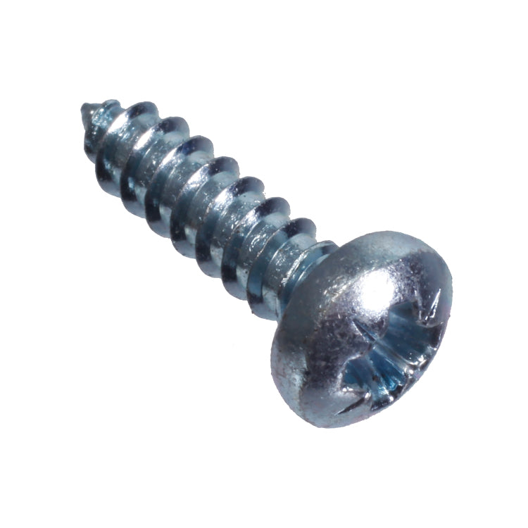 Self Tapping Screw - Posi Domed, #6 X 1/2"Bzp, Self Tapping Screw - Posi Domed, #6 X 1/2"Bzp