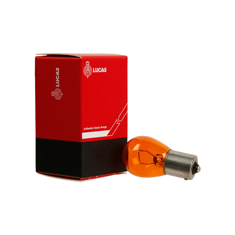 Lucas Classic bulb BAU15S 12v 21w Amber