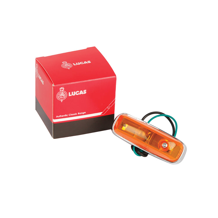 Lucas L773 Amber Side Repeater Lamp, Front. fits Rolls Royce Spirit