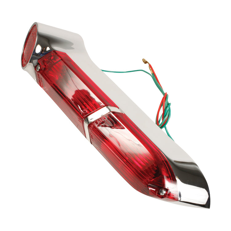 Lucas L651 Rear lamp assembly, E type S1, 2+2. Right Hand side. All red USA spec.