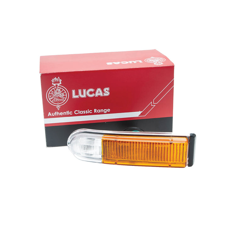 Lucas L901 Front right hand side & indicator lamp. Amber and clear