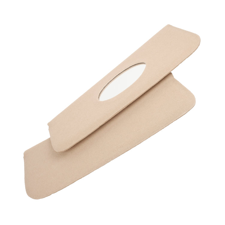 Beige Sunvisors - Pair, Beige Sunvisors - Pair. Not Supplied With Chrome Brackets