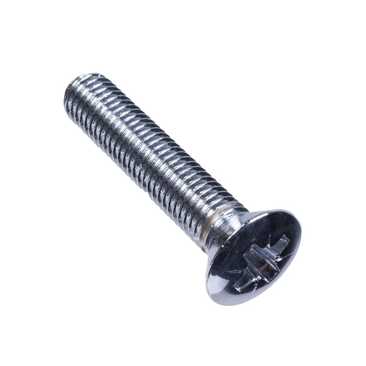 Door Striker Screw, Screw, Set, Securing Strikers - Chrome Countersunk 1/4" Unf Screw.