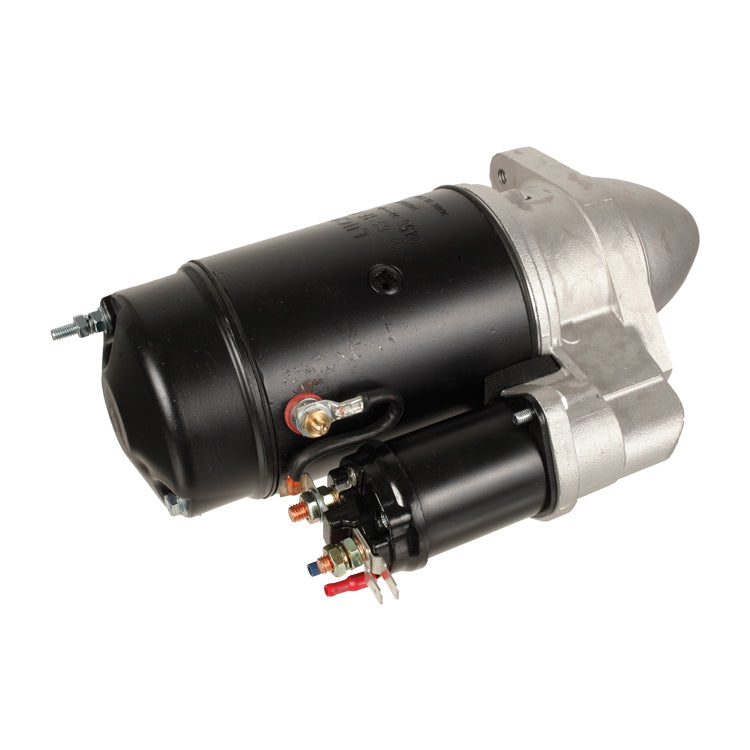 Starter Motor M45G, Lucas Starter Motor M45G - Pre-Engaged, 25Mm Diameter Pinion With 9 Teeth And A Vertical Nose Domed End.