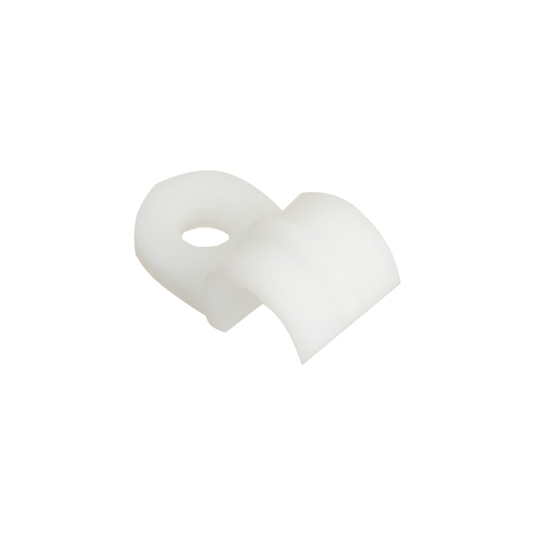 Vacuum Pipe Clip, Plastic. Screw Mounted Single Type, Vacuum Pipe Clip, Plastic. Screw Mounted Single Type, 5/16"