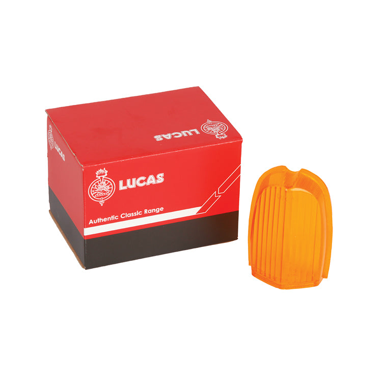 Lucas L768/L715 front amber indicator Lens, fits Rolls Royce Silver Shadow 2