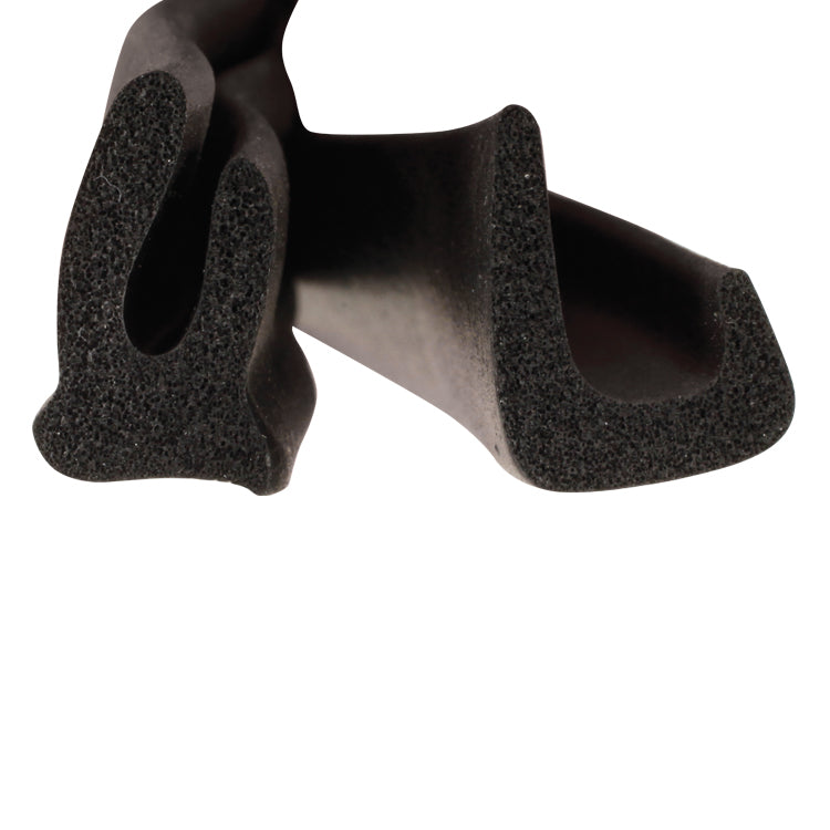 A Post Channel Rubber Sealing Strip, Right Hand Side - Moulded From Soft/Compliant Rubber. Short Wheel Base Models