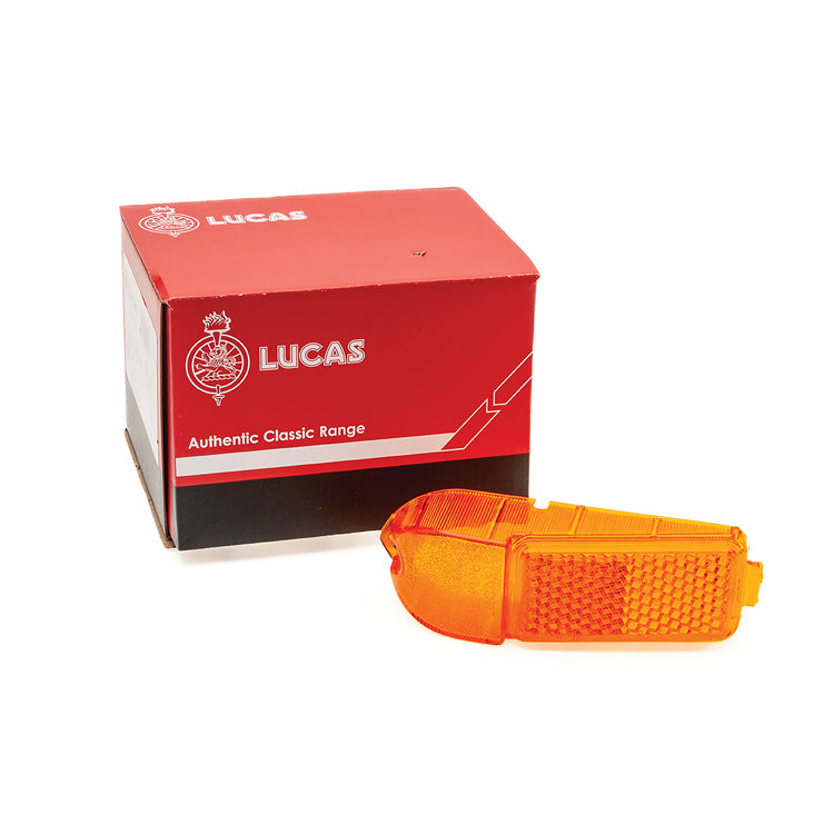 Lucas L824 Amber side marker lens. Right hand front