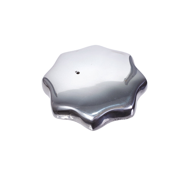 Fuel Tank Filler Cap, Non Locking Polished Aluminium Fuel Filler Cap - Inc Sealing Washer