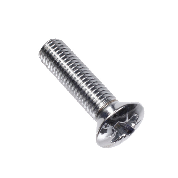 Chrome Screw 1", Screw, 1/4" X 1" Rasied Countersunk Posi - Chromed