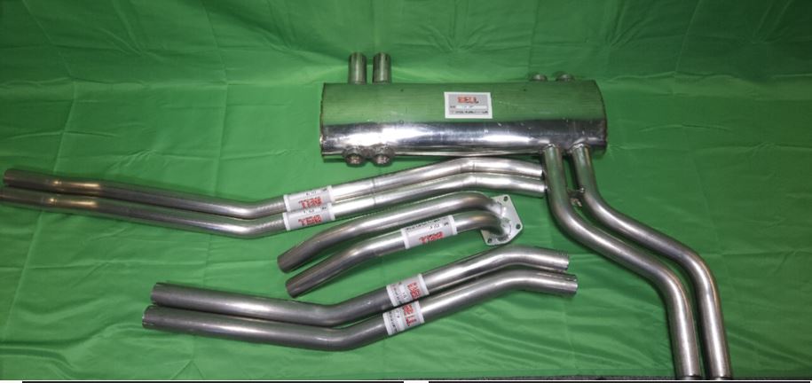 Triumph TR5, TR5 PI , TR6 PI (67-75) Stainless Steel Exhaust System