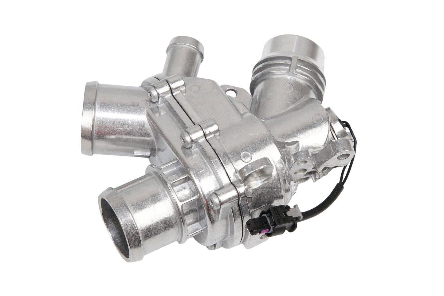 Jaguar Land Rover 3.0 Thermostat Housing with Sensor Upgraded Alloy AJ814048