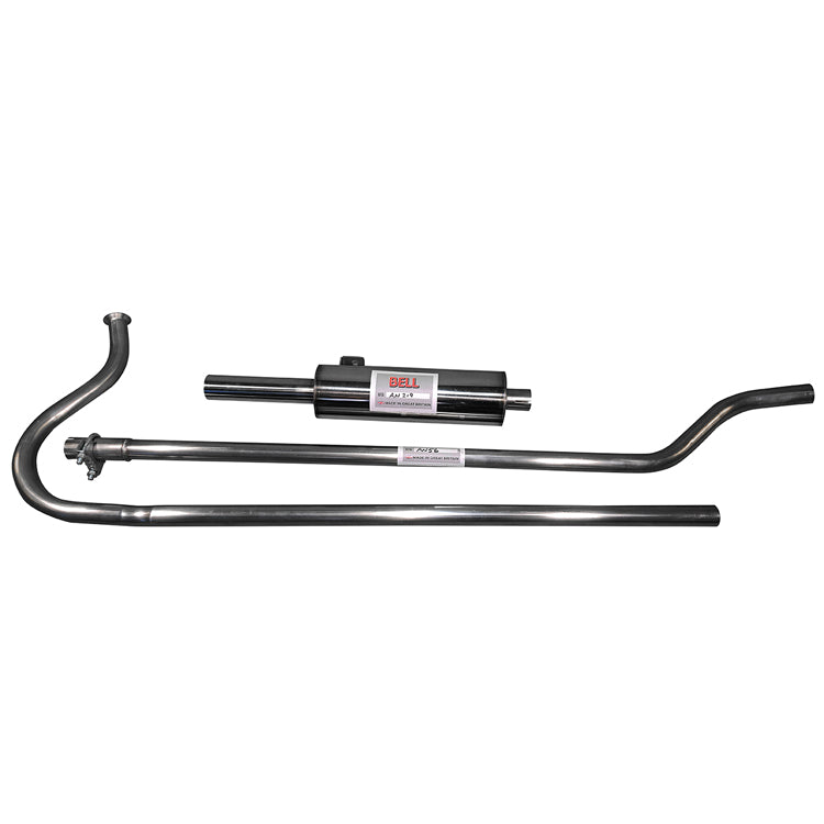 Austin Healey Sprite MkI & MkII Midget Mk1 Stainless Exhaust System BSSAH001