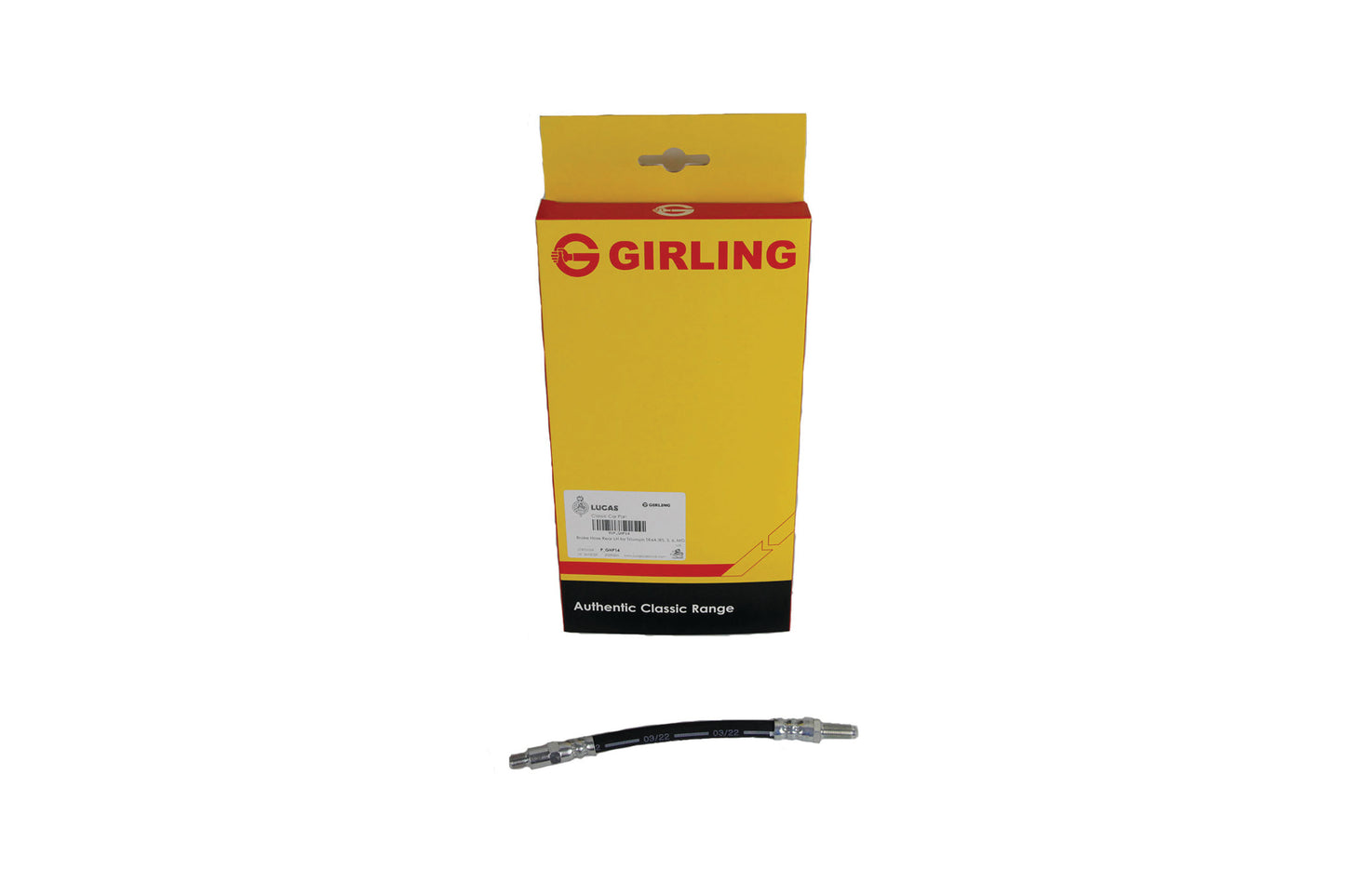 Triumph TR4A, 5, 6 MGA LH Rear Brake Hose GHP14