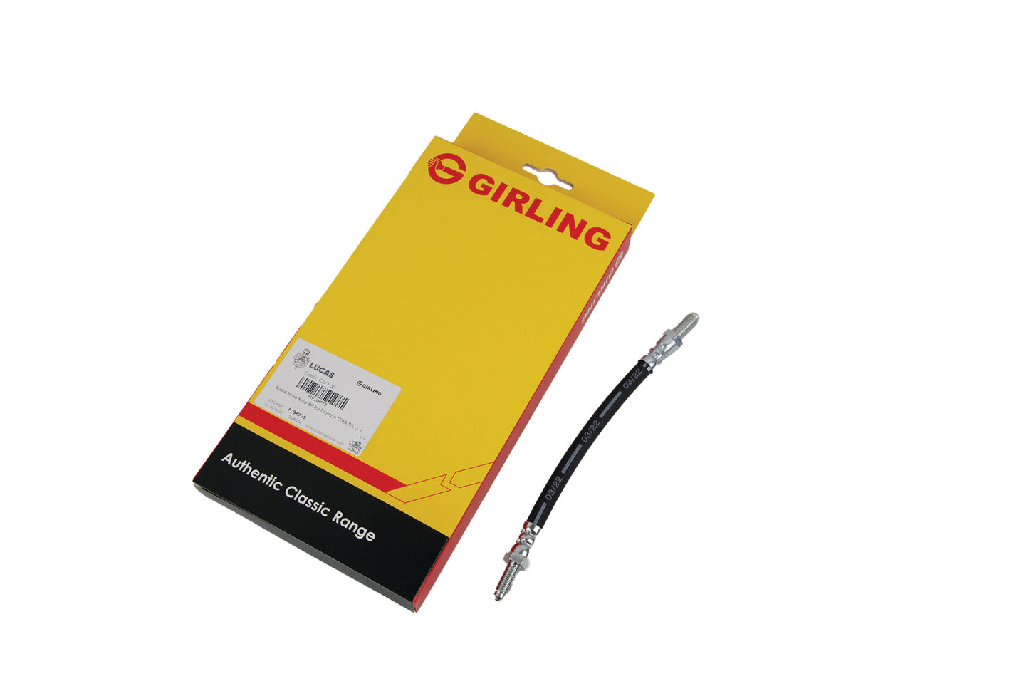 Triumph TR4A RH Rear Brake Hose GHP15