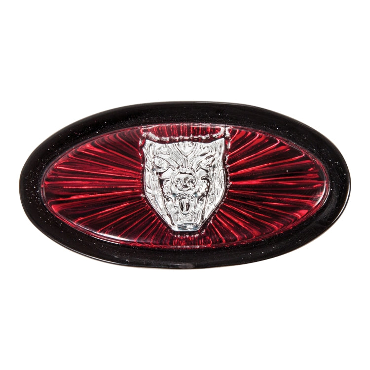 Motif Bar Badge, Motif Bar Badge - With Jaguar Head Logo In Centre, Oval Badge.