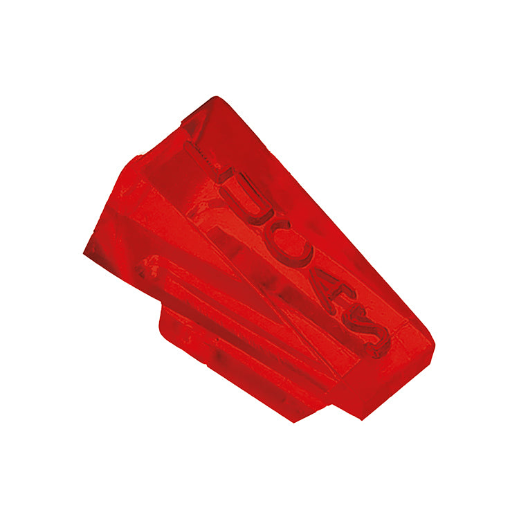 Side Lamp Tell Tale Red Lens, Side Lamp Tell Tale Red Lens - With "Lucas" Script Embossed