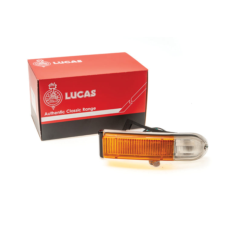 Lucas L901 Front left hand side & indicator lamp. Amber and clear