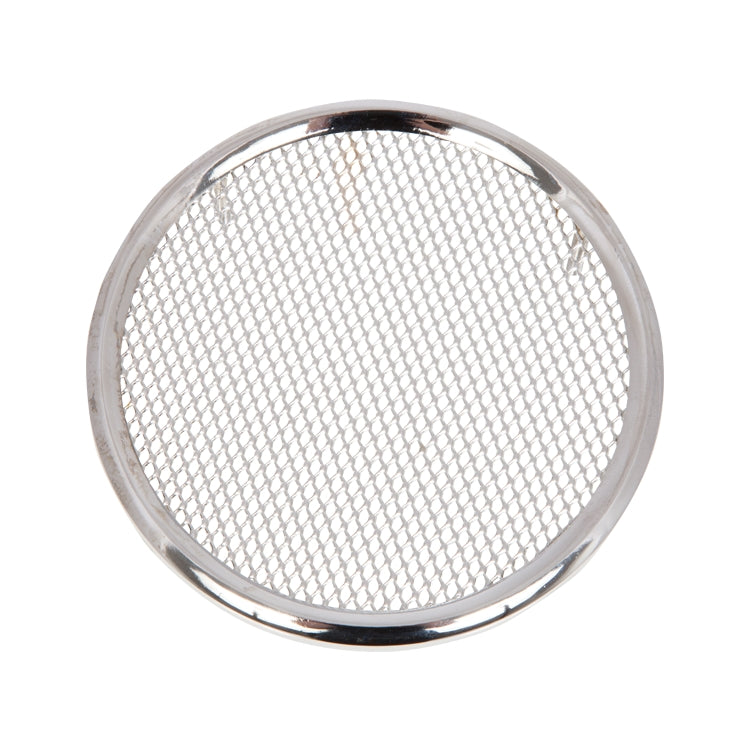 Centre Console Speaker Grille And Rim - Chromed, Chromed Speaker Grille Mesh And Surround - Inc Captive Mounting Studs