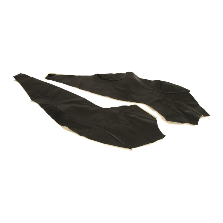 Rear Wheel Arch Covers - Pair, Black. For E Type Series 1 2+2, Rear Wheel Arch Covers - Pair, Black. For E Type Series 1 2+2 Supplied With The Foam Already Stitched On.