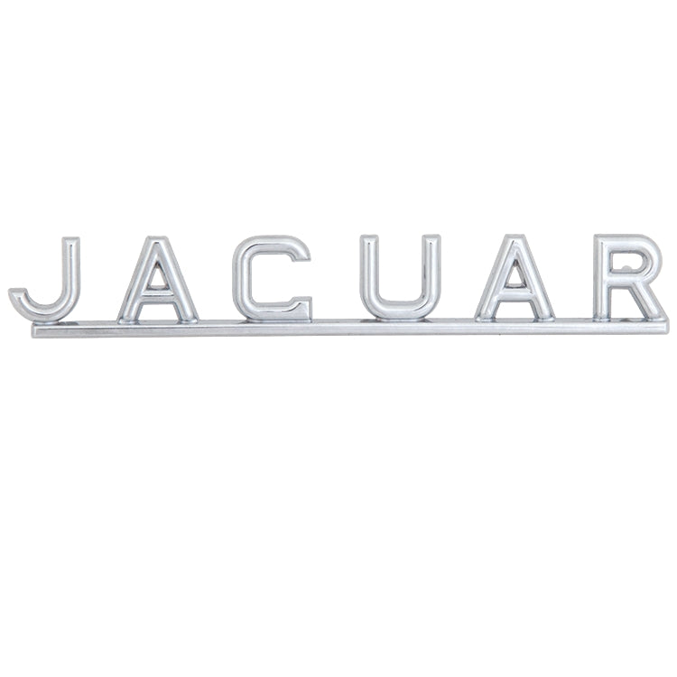 Boot/Trunk Motif "Jaguar", Jaguar Boot/Trunk Script Badge - Chromed