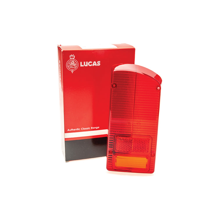 Lucas L807 Right hand rear lens, all red USA spec