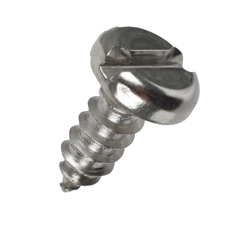 Stainless Steel Self Tapping Screw, Stainless Steel Self Tapping Screw, Slotted - #10 X 1/2"