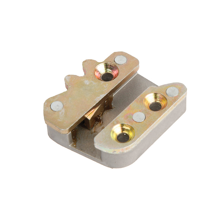 Door Striker Catch Lh, Door Lock Striker Plate Left Hand, Yellow Passivate Finish.