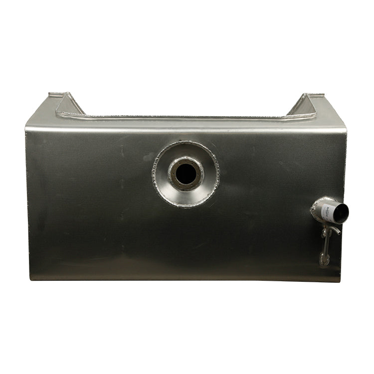 Fuel Tank - Aluminium, Fuel Tank, Aluminium. Natural Finish With Pressed End Panels.