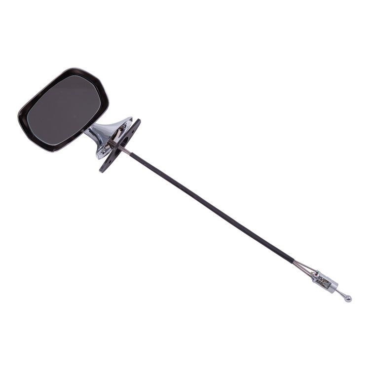 Door Mirror Assembly, Adjustable - Flat Glass, Adjustable Door Mirror Assembly, Chromed "Clamshell" Style - Flat Glass. Supplied With Adjuster Cable And Seating Gasket.