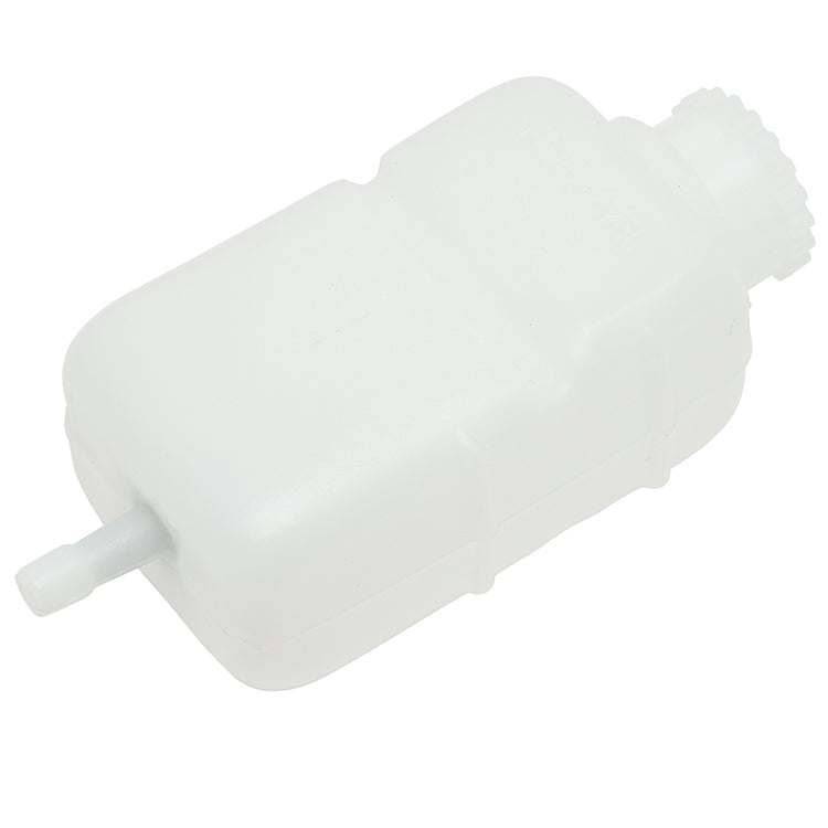 Clutch Fluid Reservoir Bottle - Square, Brake Fluid Reservoir And Sender Assembly - Square Style. Includes Screw On Cap And A Strengthener Tube Inserted In The Outlet Pipe To Prevent Splitting.