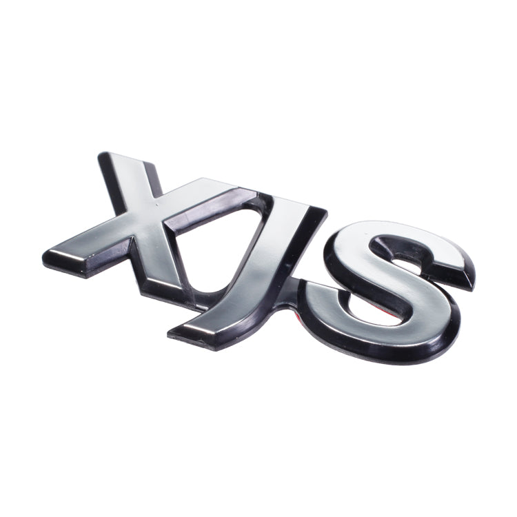 Jaguar XJS Motif Silver Boot / Trunk Script Badge - Chromed