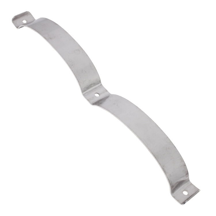 Exhaust Mounting Strap - Upper. Stainless Steel., Main Exhaust Silencer Upper Mounting Strap, Stainless Steel. Long Wheel Base Models Only