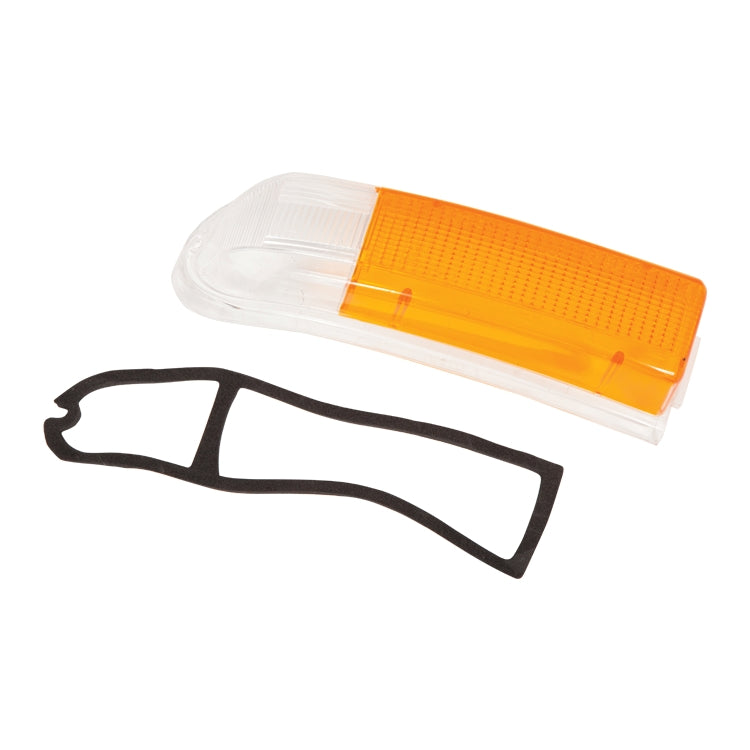 Lucas L901 Right hand side front side and indicator lens. Amber and clear