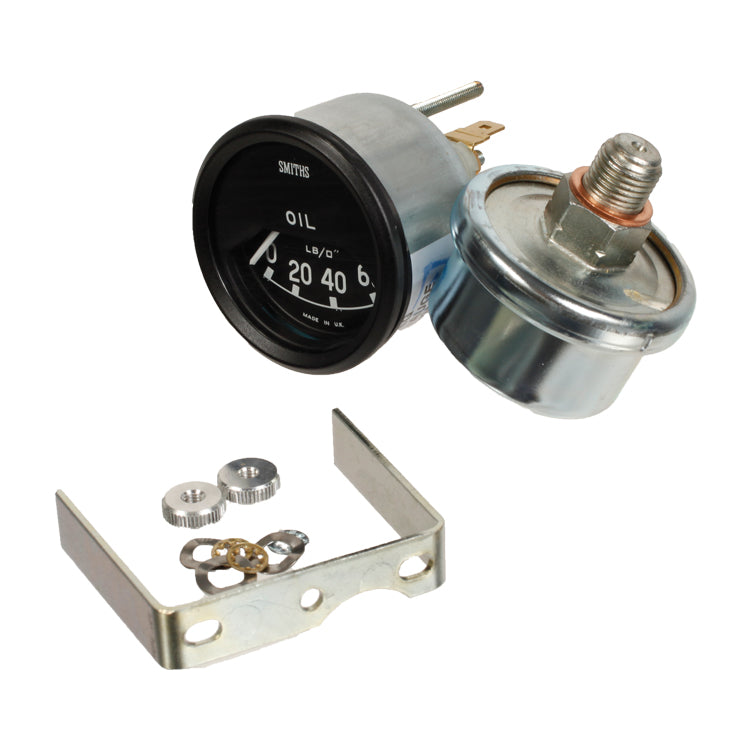 Oil Pressure Gauge Kit, Negative Earth, Oil Pressure Gauge Kit - Supplied With Matching Pressure Sender Unit - Negative Earth Models