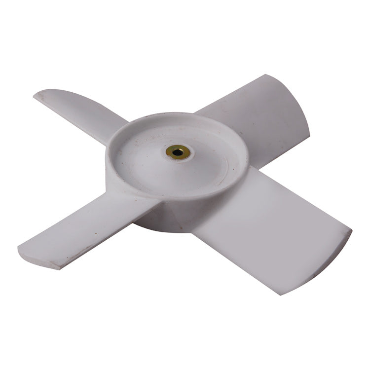 Radiator Cooling Fan Blade, Plastic Cooling Fan, White, 4 Blade - 9.9" Diameter (252Mm)