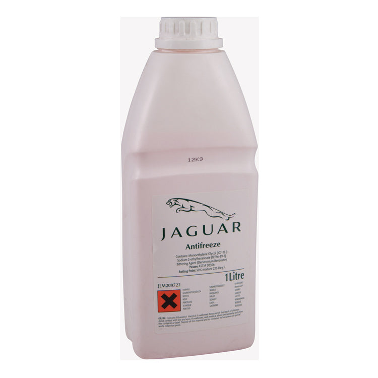 Engine Coolant/Antifreeze 1 Litre, Jaguar Branded Engine Coolant - Orange Type