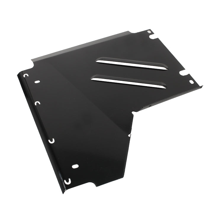 Stoneguard Left Hand, Engine Bay Stone Guard - Left Hand. Aluminium, Black Powder Coated Finish.