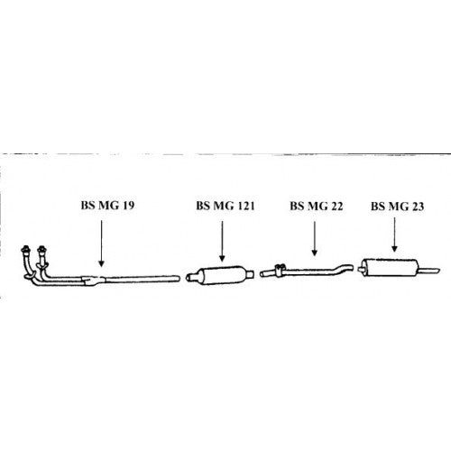 MGB & MGB GT Stainless Steel Exhaust Systems