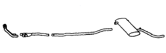 Triumph TR4 IRS (66-67) Stainless Steel Exhaust System