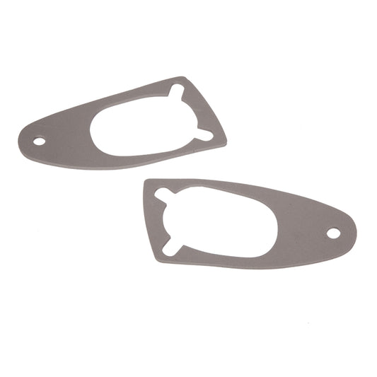 Front Flasher Lamp Lens Gaskets, A Pair Of Front Lamp Lens To Lamp Body Gaskets.