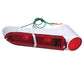 Lucas L651 rear tail lamp assembly, for DHC. LHS all red