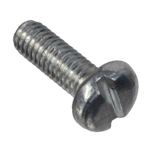 Slotted Pan Head Screw, Pan Head Slotted Screw - M4 X 12Mm, Bzp Finish.