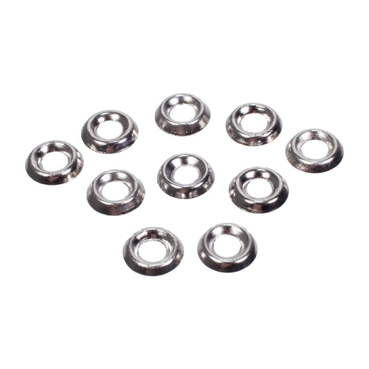 Trim Screw Washers, Packet Of 10 Raised Chrome Trim Washers