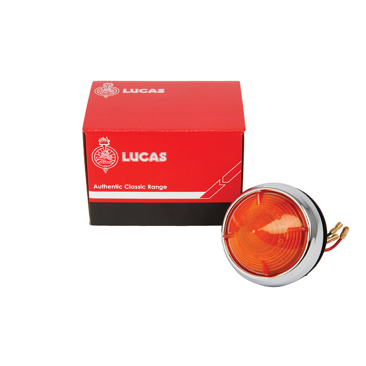 Lucas L539 Sidelamp Double Contact base Amber lens – British Auto USA