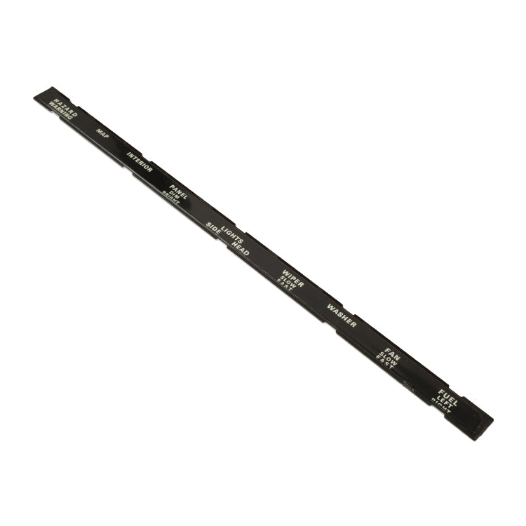 Switch Indicator Strip Without Heated Rear Window, Switch Indicator St ...