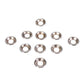 Trim Screw Washers, Packet Of 10 Raised Chrome Trim Washers - 7Mm Diameter